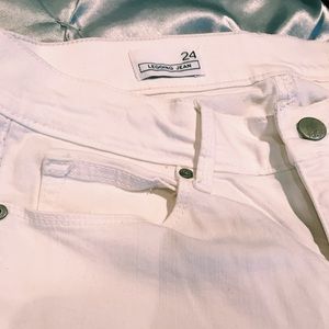 white jeans